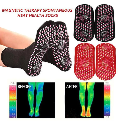 New Magnetic Socks Therapy Comfortable Self-Heating Health Care Socks Tourmaline Breathable Massager Winter Warm Foot Care Socks